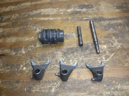 1991 Cr250 (A) Transmission Drum Forks Rods Gear Selector Shift Linkage