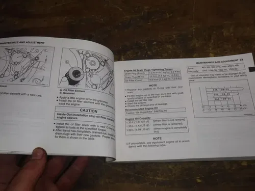 RM-Z250 (M12) Suzuki Owner's Manual