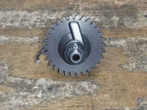 1990 Kx125 (A) Kawasaki Kick Start Shaft Kicker Drive Gear Assembly
