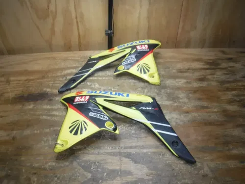2010 RMZ250 Shroud Left And Right Side Tank Shroud Fuel Plastic Yellow