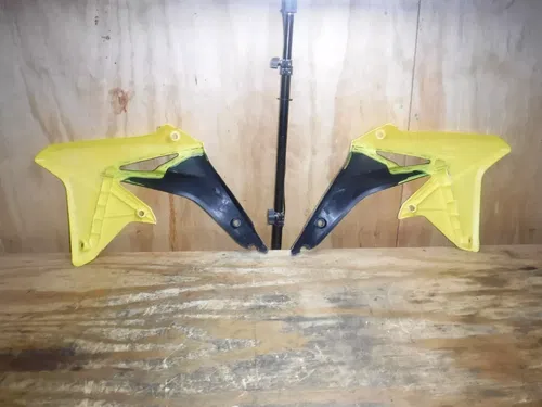 2013 RMZ450 Shroud Left And Right Side Tank Shroud Plastic Fuel Yellow