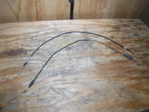 1991 Kx125 (B) Kawasaki Throttle Clutch Cable Handle Bar Controls Both