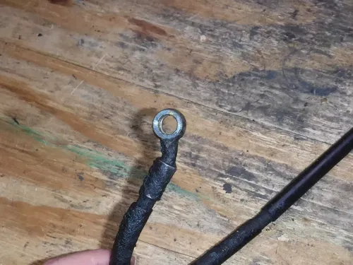 Yz80 * Rear Brake Line Hose Pipe Cylinder 1995