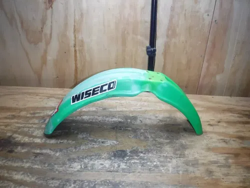 1996 Kx60 Kawasaki Front Fender Plastic Shroud Fairing Green