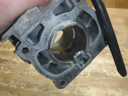 2000 Yz125 (B) Top End Jug Cylinder Engine Motor Head Damaged Good Power Valves