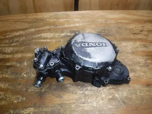 1991 Cr250 (A) Clutch Cover Inner Side Case Water Pump Governor