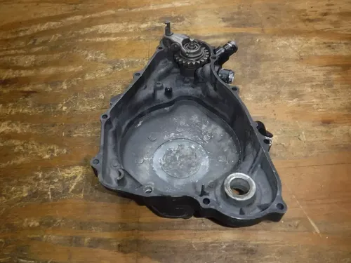 1991 Cr250 (A) Clutch Cover Inner Side Case Water Pump Governor