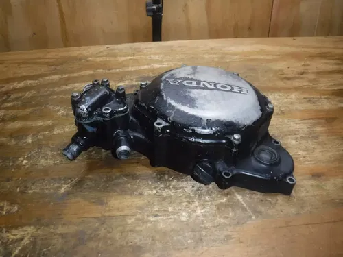 1991 Cr250 (A) Clutch Cover Inner Side Case Water Pump Governor