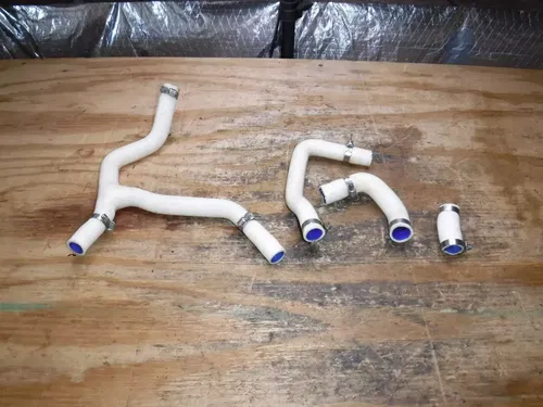 2013 CRF450R (A) Radiator Hoses Hose WHITE Rad Pipes 2013 2014