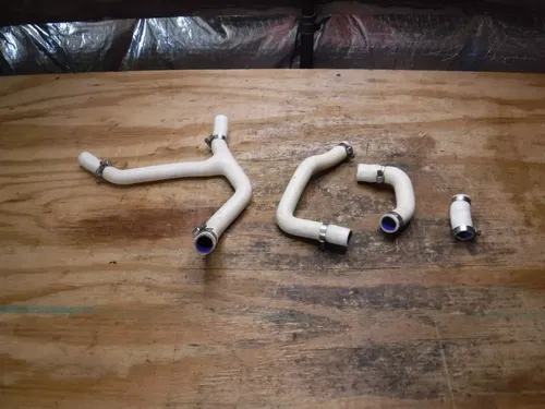 2013 CRF450R (A) Radiator Hoses Hose WHITE Rad Pipes 2013 2014