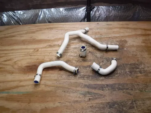 2013 CRF450R (A) Radiator Hoses Hose WHITE Rad Pipes 2013 2014