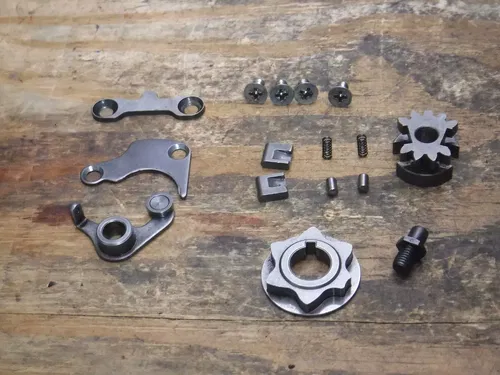 1988 Rm125 Gear Shift Linkage Selector Pawls Plate Bracket Assembly