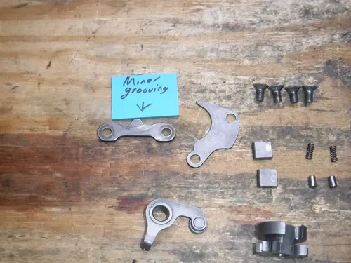1988 Rm125 Gear Shift Linkage Selector Pawls Plate Bracket Assembly