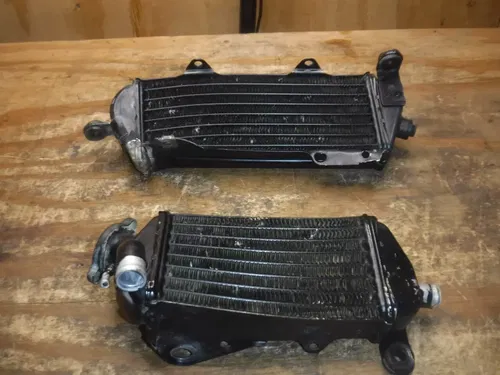 1990 KDX200 (A) Radiators Rad Right Left Coolant Comb Cooling 1989 - 1994