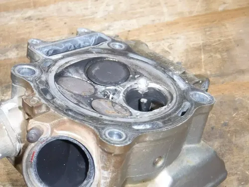 2007 CRF450r Honda Motor Cylinder Head Damage Top End Engine DAMAGED