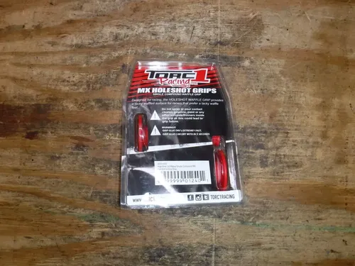 Torc1 Racing Grips Red Holeshot Mx Handle Bar Grips