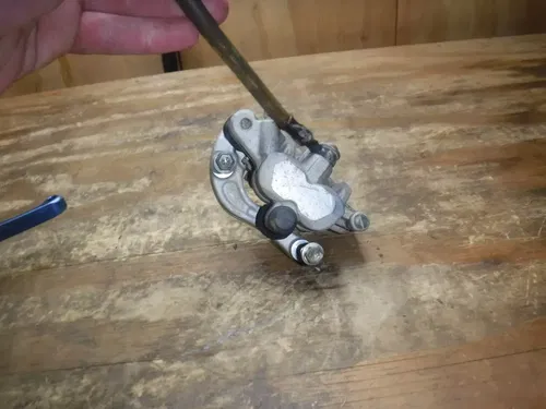 2012 Yz450f Front Brake Assembly Caliper Mastercylinder Hose Line
