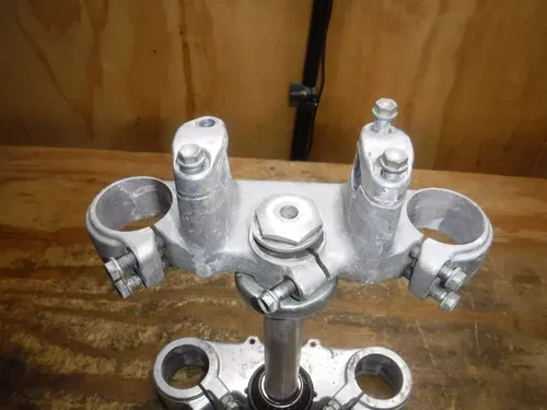 1996 KTM 125 EXC Triple Clamps Trees Yokes Steering Stem Front Forks