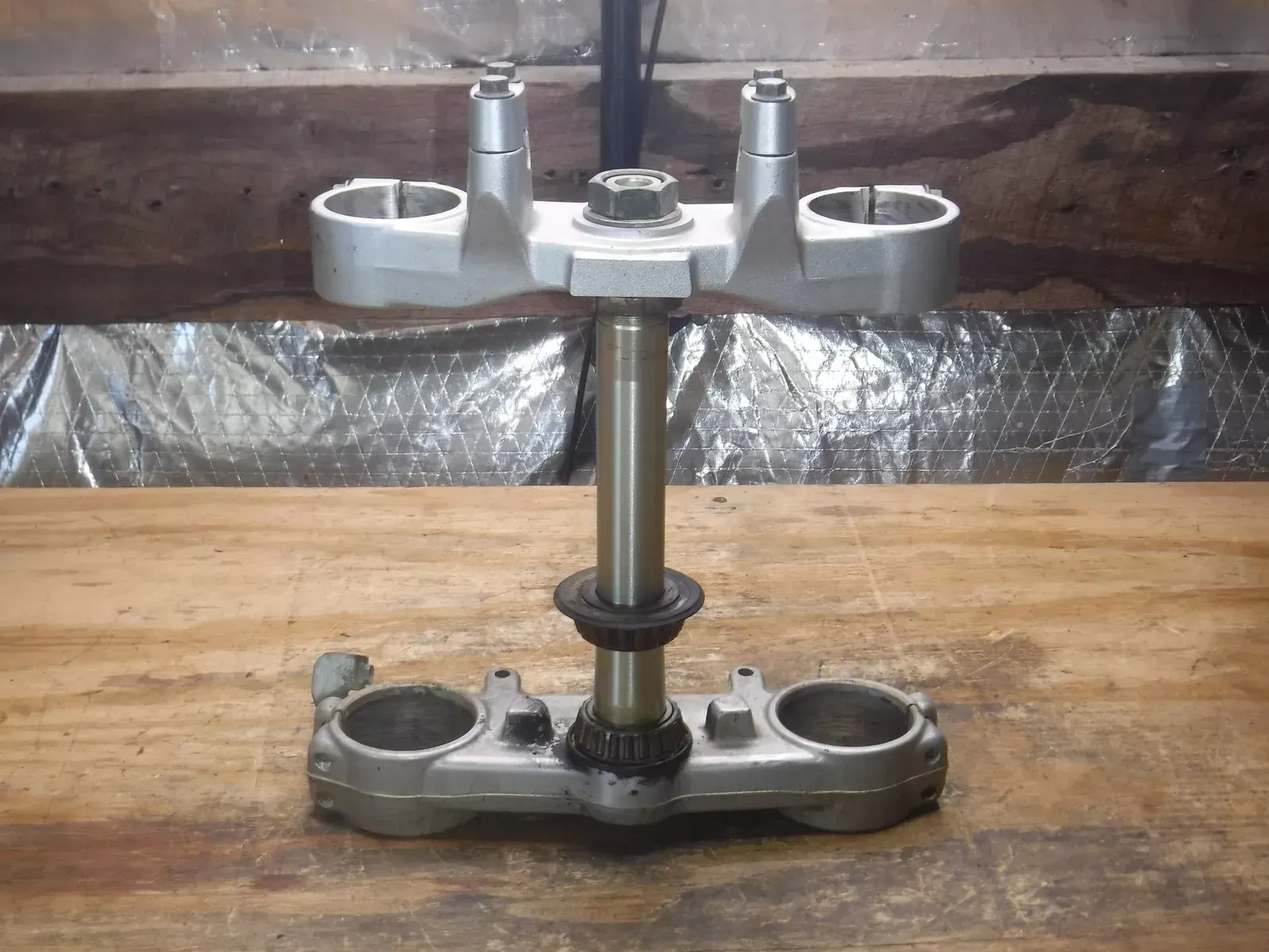 1996 Yz125 (A) Triple Clamps Trees Yokes Steering Stem Front Forks