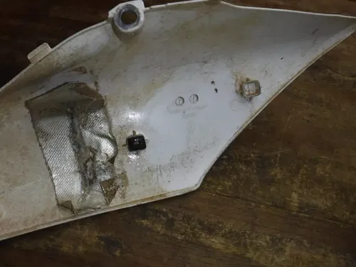 2013 Crf450r (M18) Left Side Rear Number Plate White