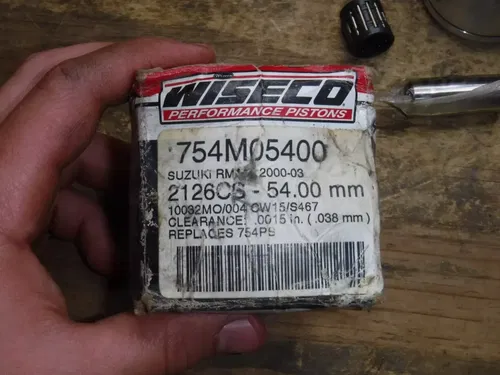 *NEW*  RM125 2000-2003 (M20) Wiseco Piston 754M05400 Standard 54mm
