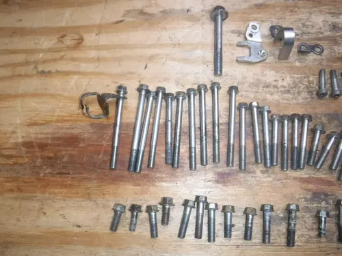 2010 CRF250R Crank Case Bolts Throttle Body Hardware Brackets