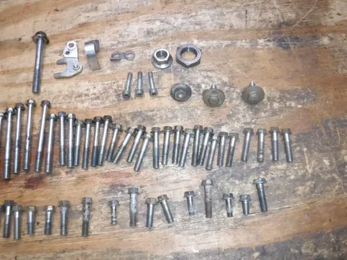 2010 CRF250R Crank Case Bolts Throttle Body Hardware Brackets