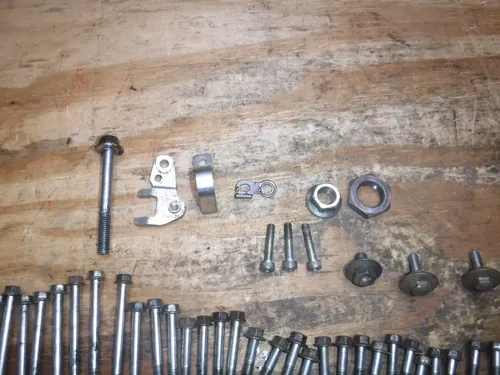 2010 CRF250R Crank Case Bolts Throttle Body Hardware Brackets