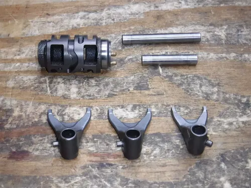 2011 Kx250f (A) Kawasaki Transmission Drum Fork Rods Shifter Selector