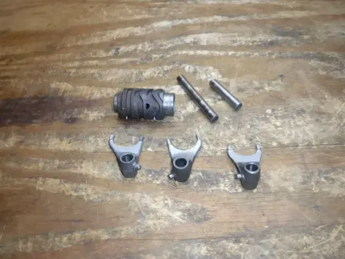 1997 Rm125 (A) Transmission Drum Trans Forks Rods Selector