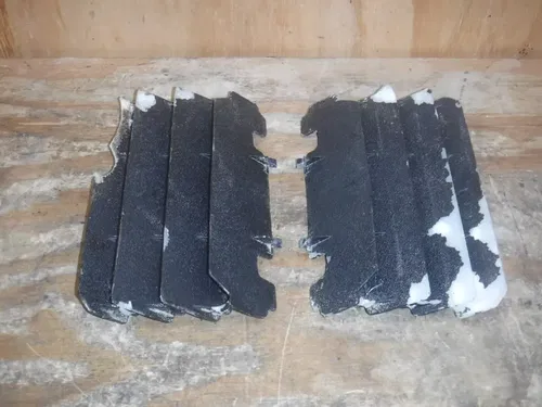 2000 KX250 Radiator Rad Louvers Plastics Guards KX 125 250 1997 1998 1999 - 2004