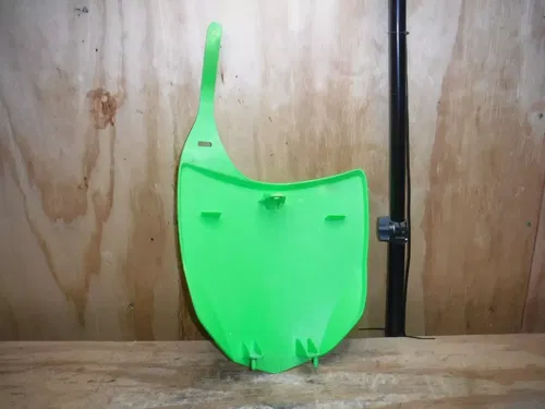 2010 Kx250f (B) Kawasaki Front Number Plate Plastics Plastic Body Green