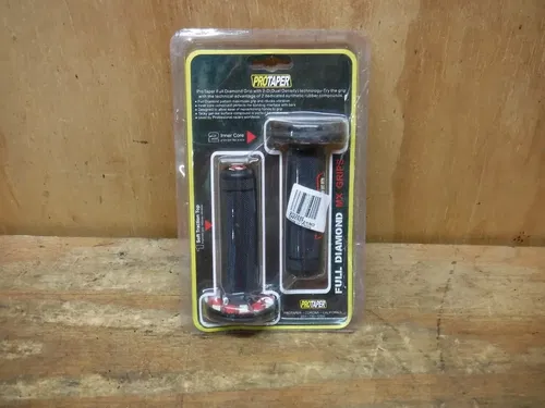 M22 ProTaper Grips Red/Black 7/8" Handlebars Bars CRF CR RMZ RM YZ YZF KXF KTM