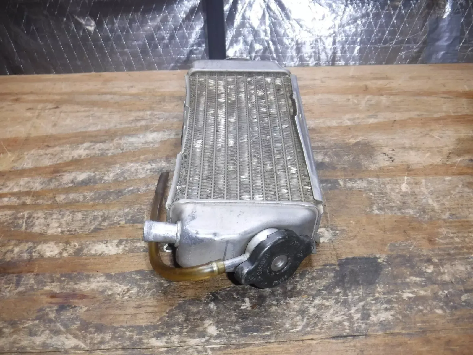 2004 RMZ250 Right Side Rad Radiator Fins Honeycomb Coolant Water Pressure Cap