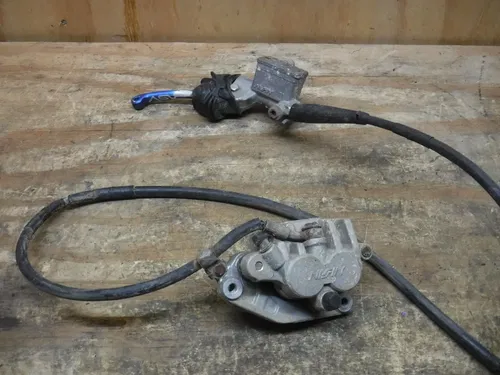 M22 2005 YZ250 Front Brake Assembly YZ 125 250 2006 2007 ASV BRAKE LEVER BLUE