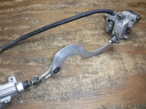 2012 RMZ450  Rear Brake Assembly Hose Line Caliper Mastercylinder Pipe