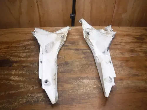 2015 Crf250r (A) Left Right Air Box Covers White 2013 2014 2015 2016 2017