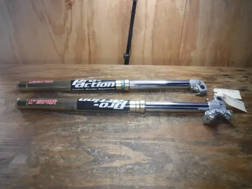 2012 RM450 (#2) Front Forks Suspension Upper Lower Legs
