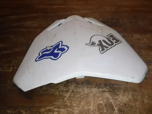 2009 RMZ450 Front Number Plate Plastic White Body Frame
