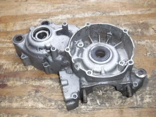 1990 Kx125 Kawasaki Left Side Crankcase Crank Case Stator Side