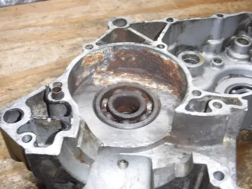 1990 Kx125 Kawasaki Left Side Crankcase Crank Case Stator Side