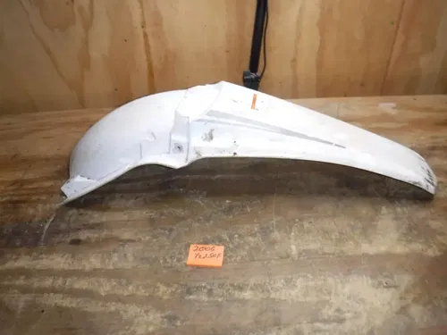 2006 Yz250f (M19) Rear Fender Plastic Body White