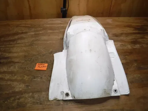 2006 Yz250f (M19) Rear Fender Plastic Body White