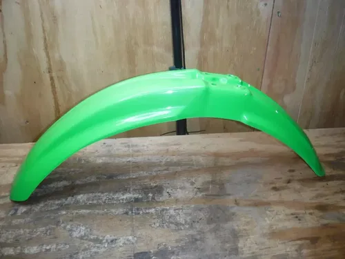 1990 Kx125 (A) Kawasaki Front Fender Plastic Shroud Fairing Green