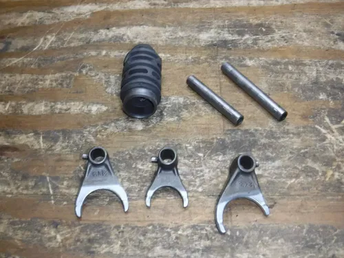 1997 Kx125 (A) Kawasaki Transmission Drum Forks Rods Shift Linkage