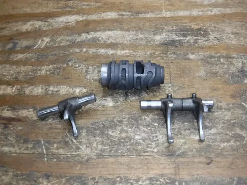 1997 Kx125 (A) Kawasaki Transmission Drum Forks Rods Shift Linkage