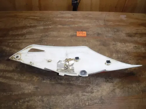 2013 Crf450r (M16) Left Side Rear Number Plate Plastic Body White