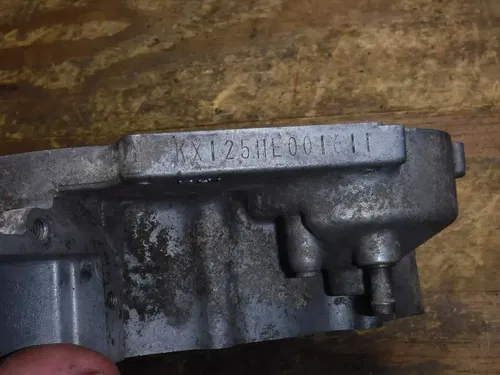 1991 Kx125 (C)Right Side Crank Case Crankcase Bottom End Kicker Side Weld Repair