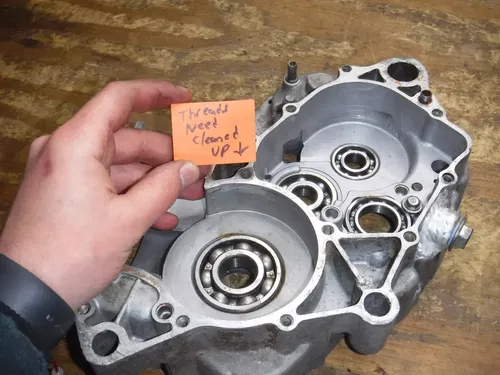 1991 Kx125 (C)Right Side Crank Case Crankcase Bottom End Kicker Side Weld Repair