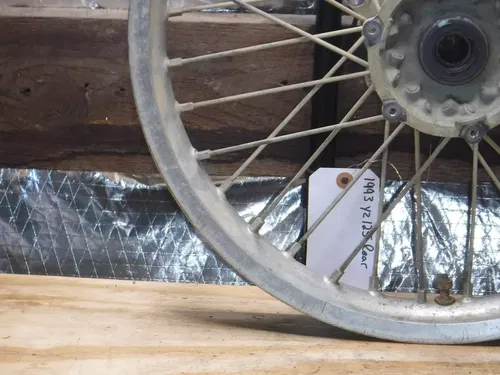 Yz125 Rear Wheel Hub Spokes Rim Complete 1993